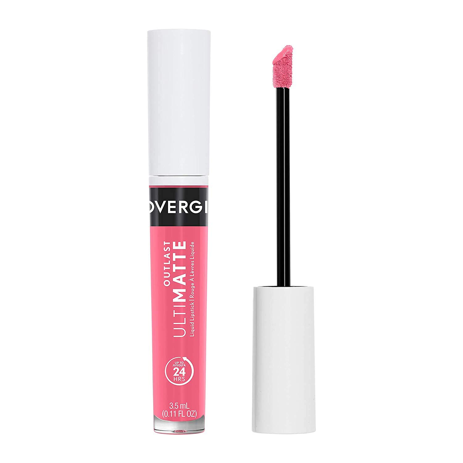 COVERGIRL Outlast Ultimatte One Step Liquid Lipstick - Long Lasting Matte Lip Color in Strawberry Spritzer (0.12 Fl Oz) | Perfect for Everyday Wear, Date Night & Special Occasions
