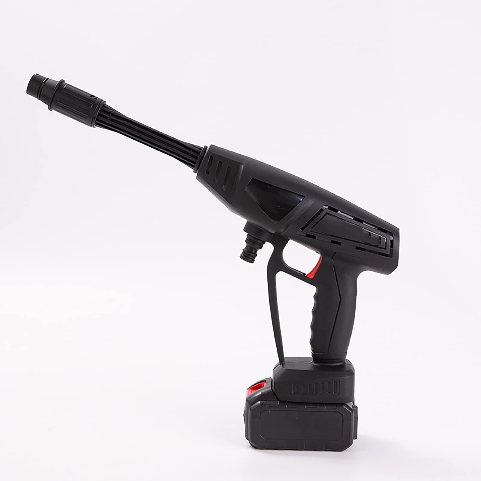 21V Cordless Electric Power Washer - Portable Car Wash Machine with 4 Nozzles & Accessories for Cleaning Cars, Gardens, Terraces, Windows - Ideal for Home, RV & Outdoor Cleaning Tasks