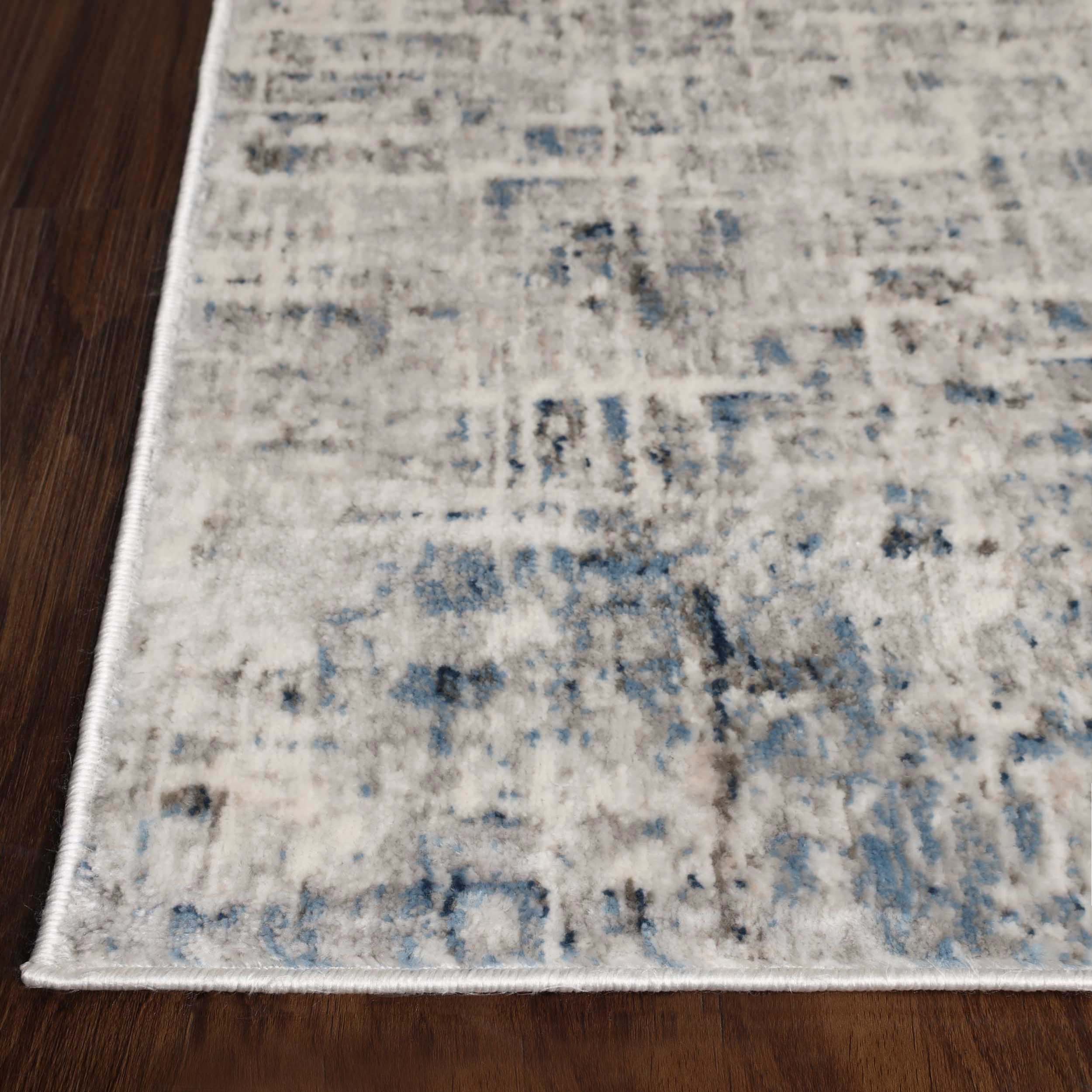 Stylish Acer Distressed Contemporary Abstract Modern Indoor Area Rug or Runner - Perfect for Living Room, Bedroom, and Home Decor