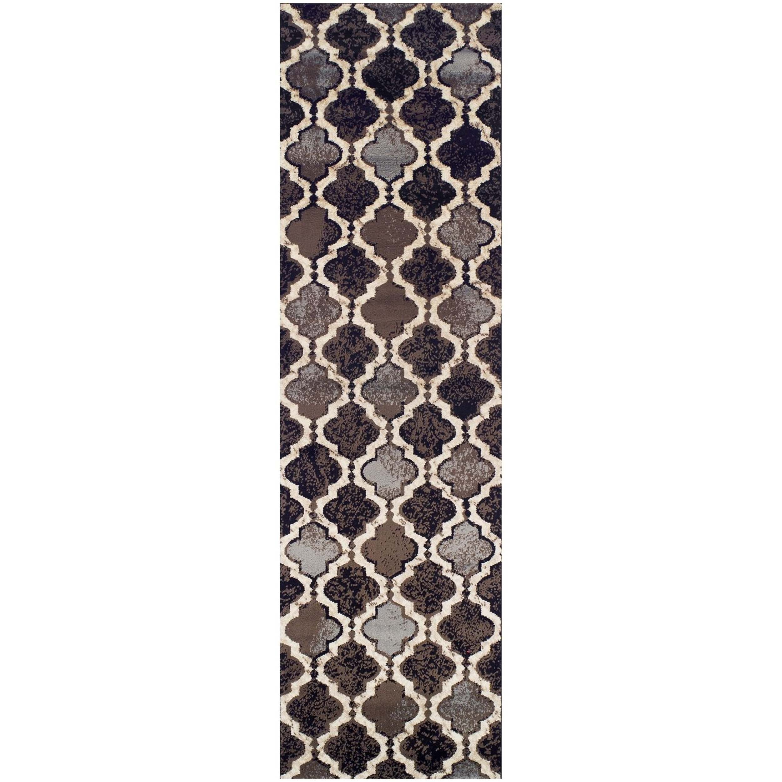 Viking Geometric Trellis Indoor Area Rug & Runner - Non-Slip Boho Chic Carpet for Living Room, Bedroom, Hallway - Perfect for Nordic Home Decor & Cozy Spaces
