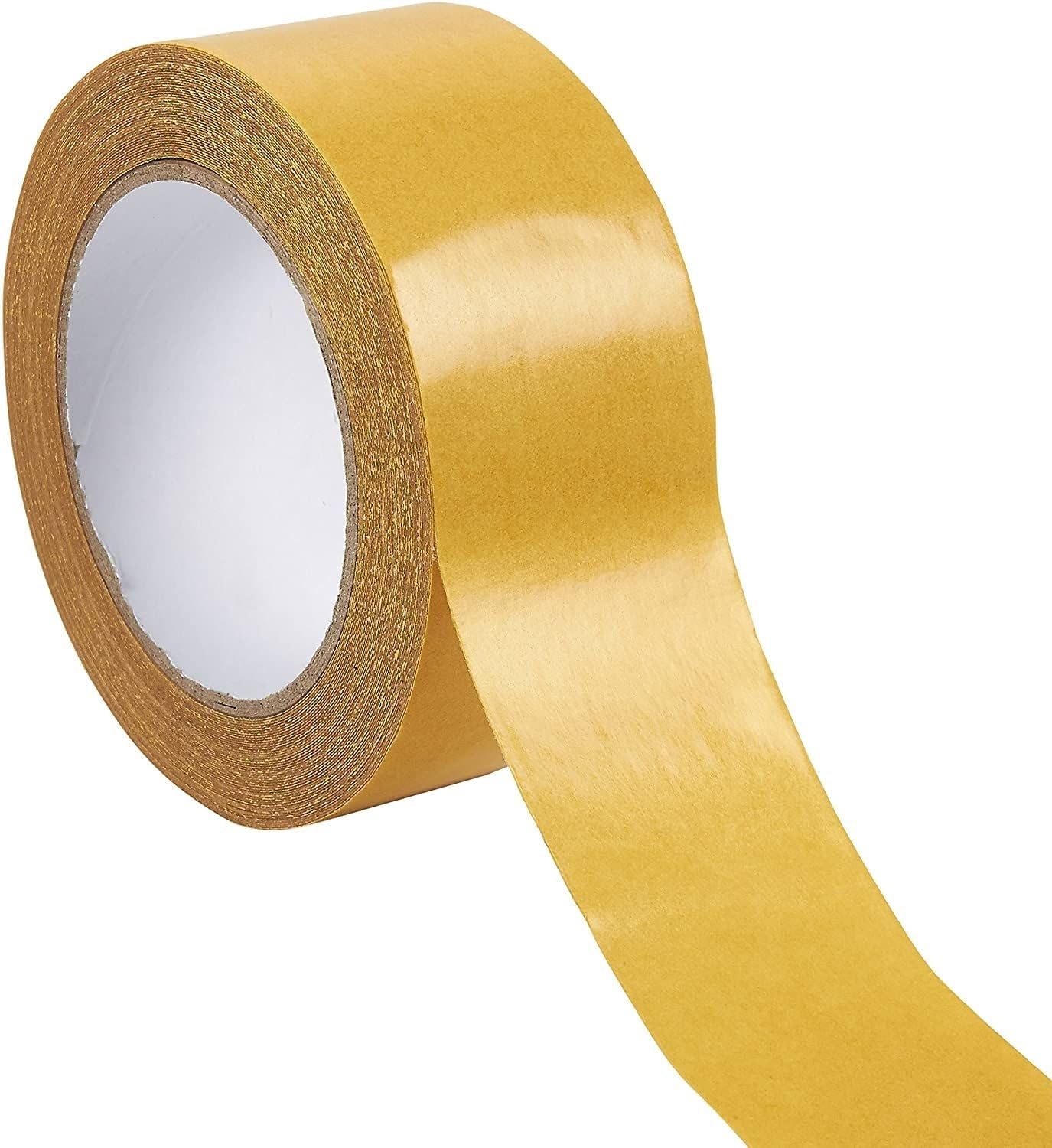 Juvale Heavy Duty Double Sided Carpet Tape - 49ft Strong Adhesive for Rugs on Hardwood, Tile & All Floor Types | Indoor & Outdoor Use | Secure Rugs & Carpets for Home, Office & Events