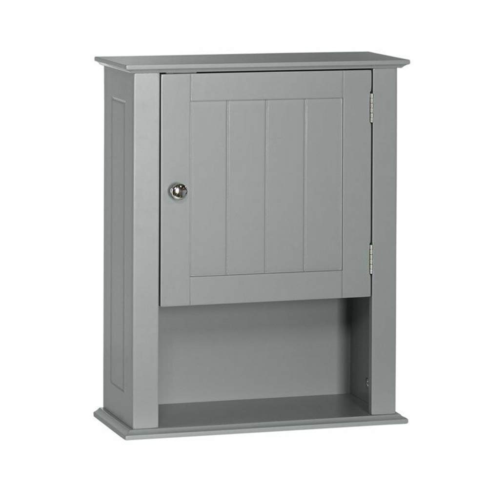 Grey Wooden Medicine Cabinet Organizer - 20.47