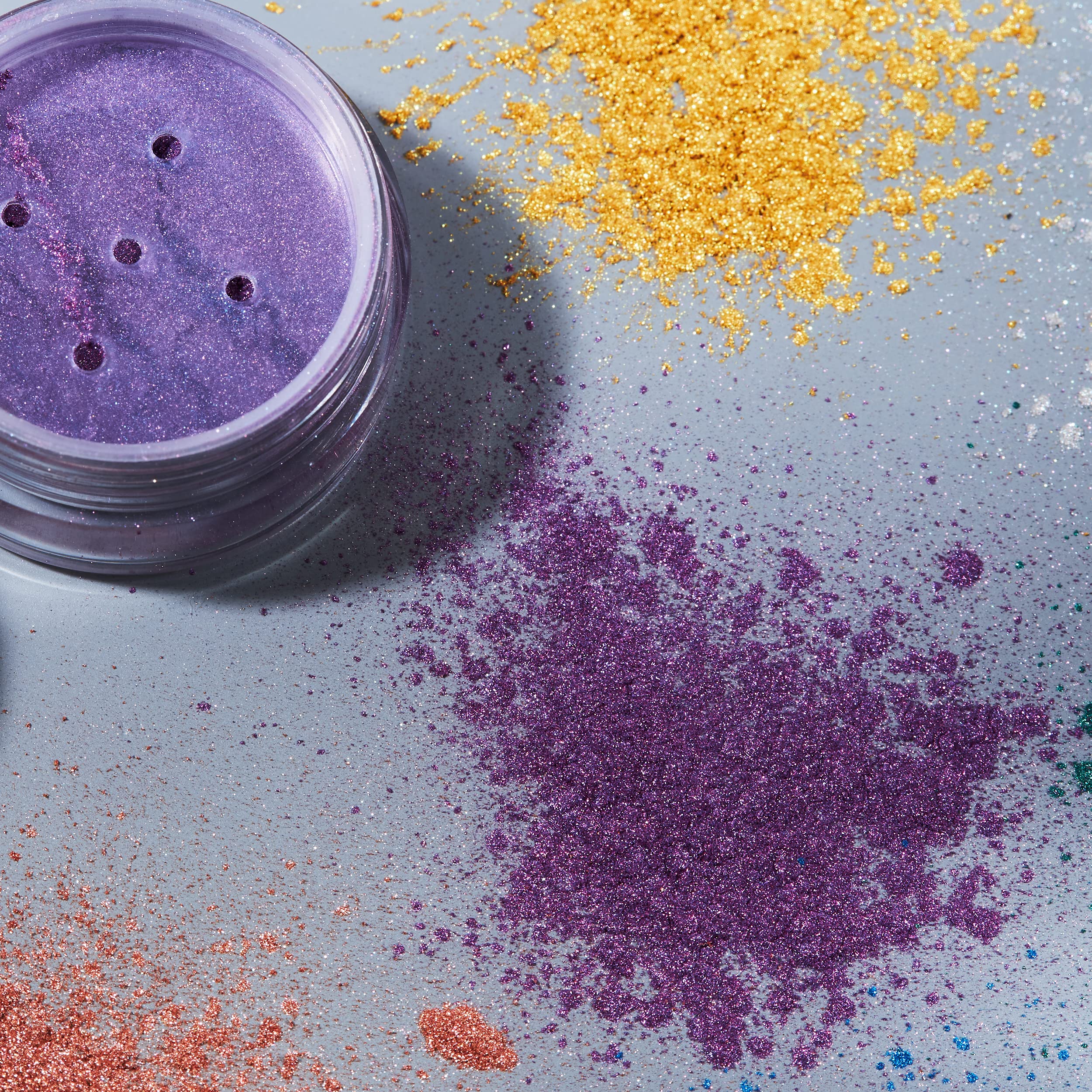 Matte Metallic Pigment Loose Face Powder - Cosmic Moon Pearlescent Makeup Powder | Eye Shadow & Highlighter for Face, Eyes & Body | Vegan Cruelty-Free Mineral Makeup | Perfect for Festival, Rave & Night Out Looks (Box Set)