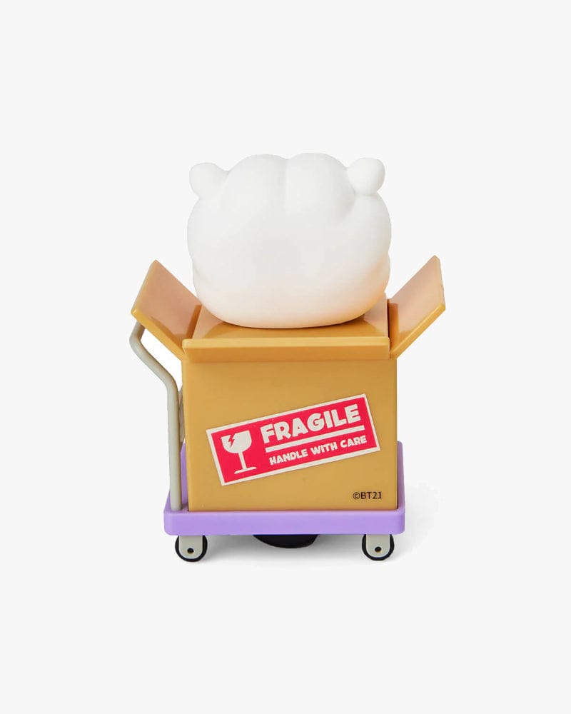 BT21 RJ Mini Privacy Rolling Stamp - Self Inking Address Stamp for Envelopes, Letters & Packages - Perfect for Mailing, Scrapbooking & DIY Crafts