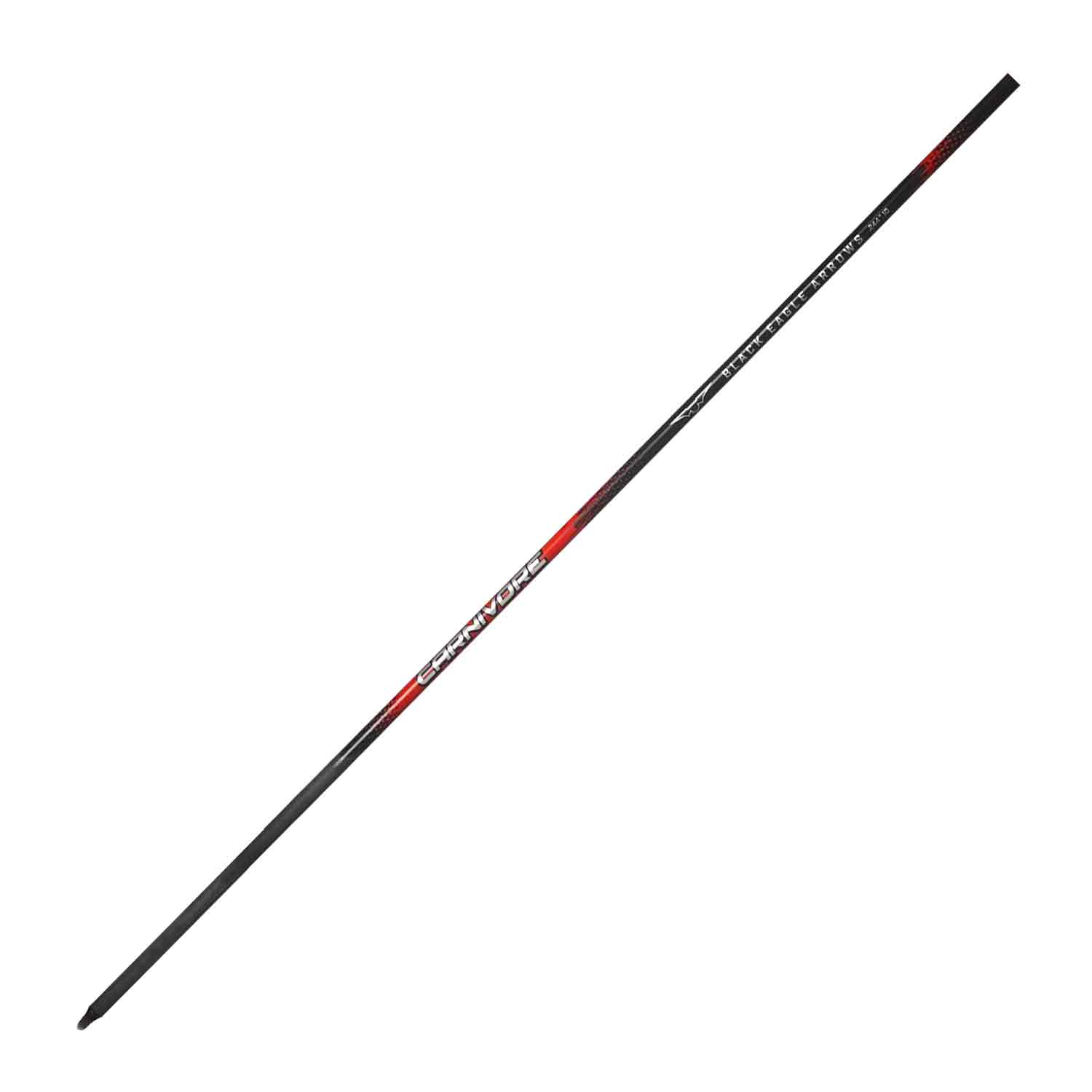 Black Eagle Carnivore V2 Arrow Shafts (.001) - High Performance Carbon Arrows for Hunting & Target Practice | Perfect for Bowhunting, 3D Archery & Outdoor Sports