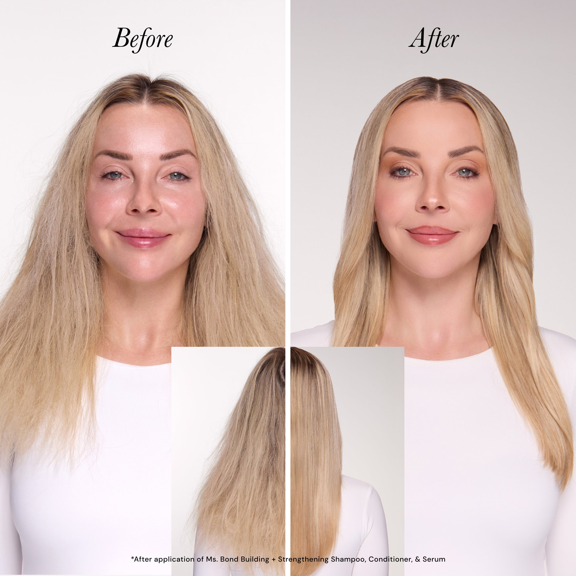 Ms. Bond Building & Strengthening Shampoo for Damaged Hair - Repair & Nourish Dry, Brittle Hair - Salon-Quality Treatment for Stronger, Healthier Hair at Home