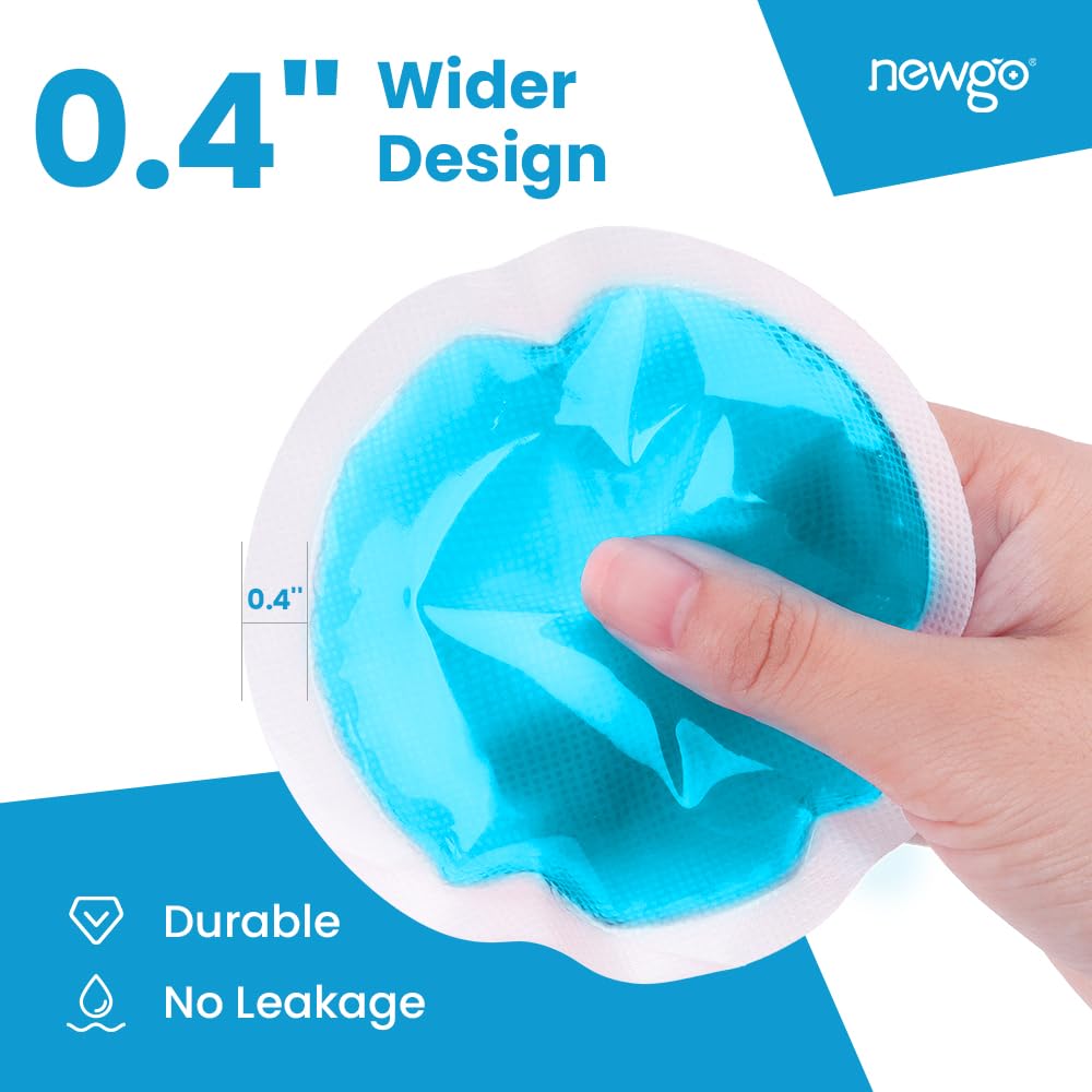 NEWGO Reusable Ice Pack for Ankle Injuries - Small Gel Ice Packs for Sprains, Swelling & Pain Relief - Perfect for Sports Injuries, Post-Surgery Recovery & First Aid Kits