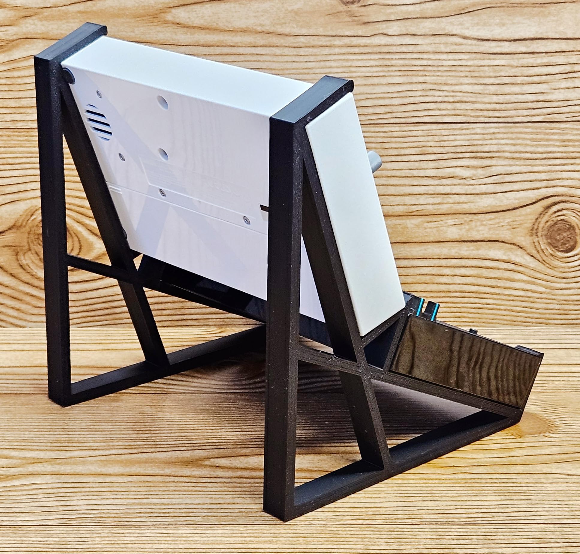 2 Tier Black Desktop Stand for Korg Volca Beats, Bass, FM, Keys, Nubass, Loop & Sampler - Sturdy Synthesizer & Drum Machine Organizer - Perfect for Music Production & Live Performances
