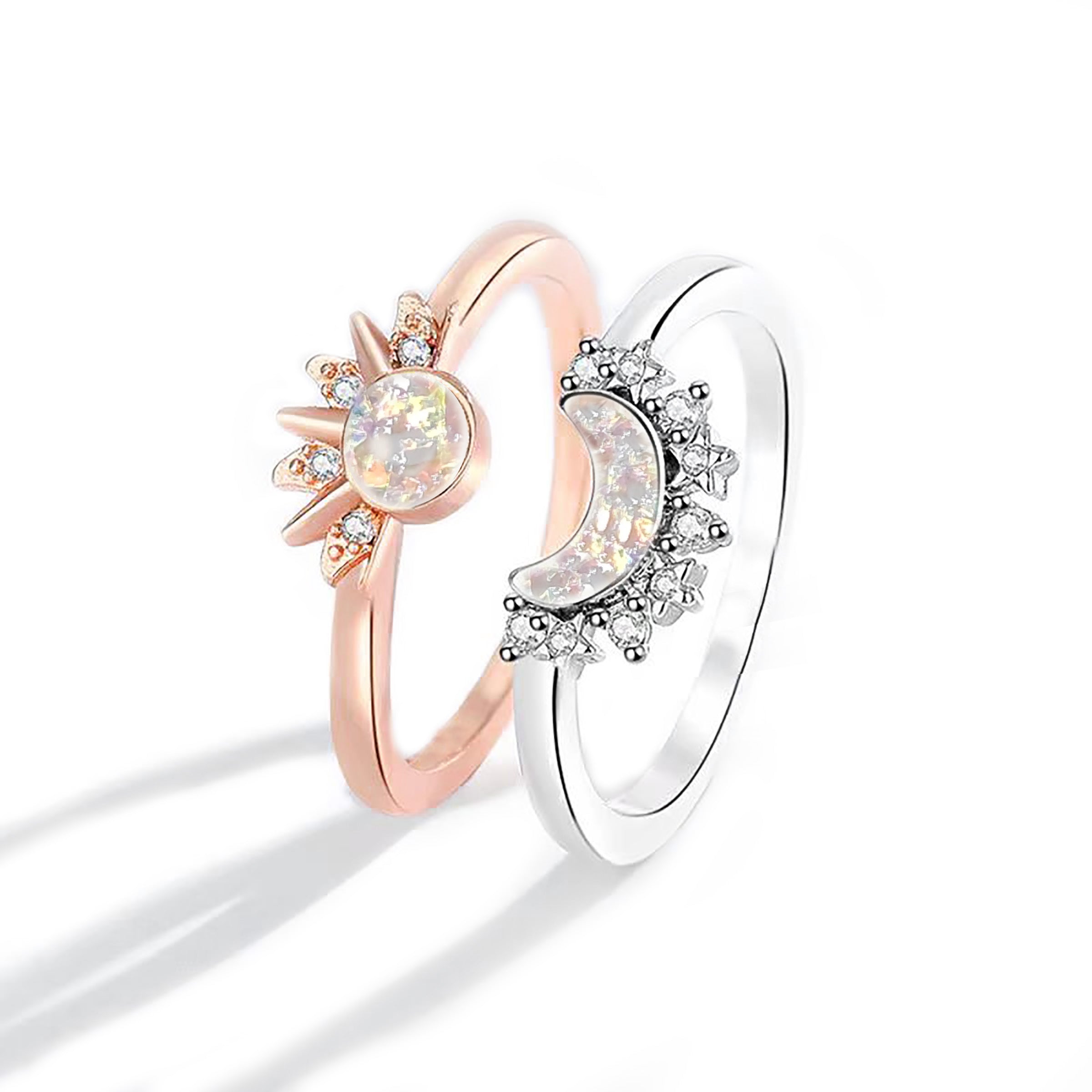 Lunar Radiance Ashes Ring - Elegant Memorial Jewelry for Loved Ones | Perfect for Remembrance Ceremonies, Funerals & Keepsake Gifting