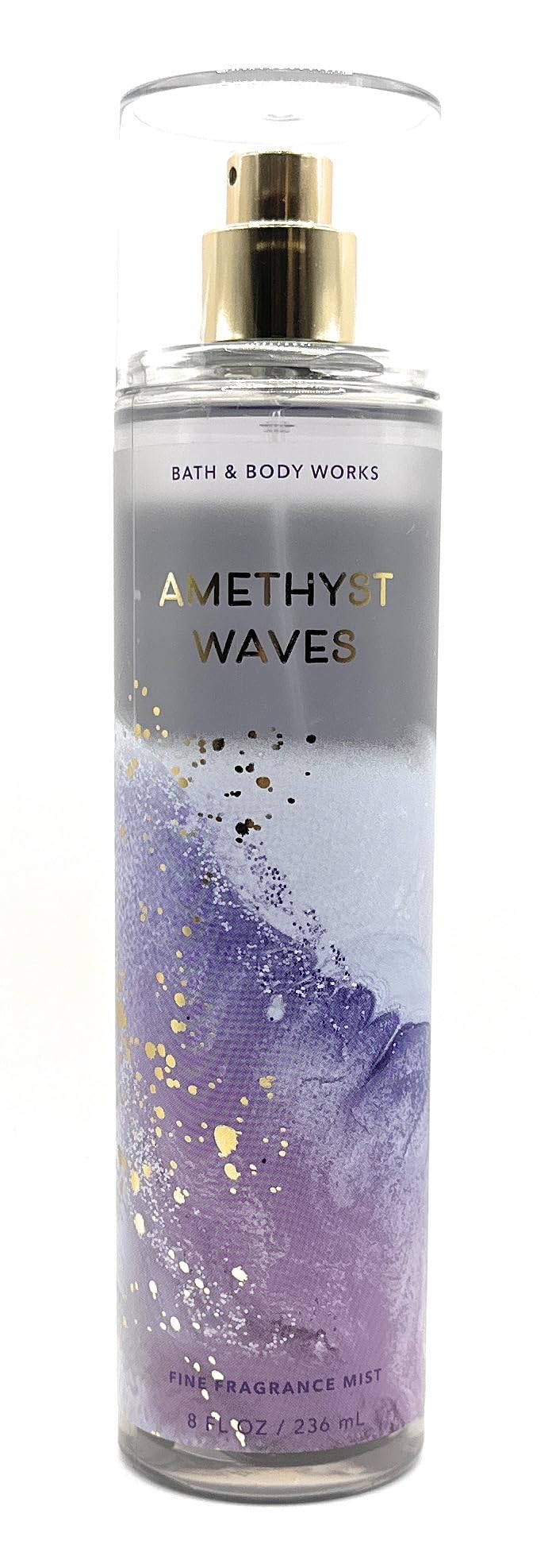 Bath & Body Works Amethyst Waves Fine Fragrance Mist - 8 Fl Oz Body Spray for Women | Long-Lasting Floral Scent for Daily Use, Work & Special Occasions