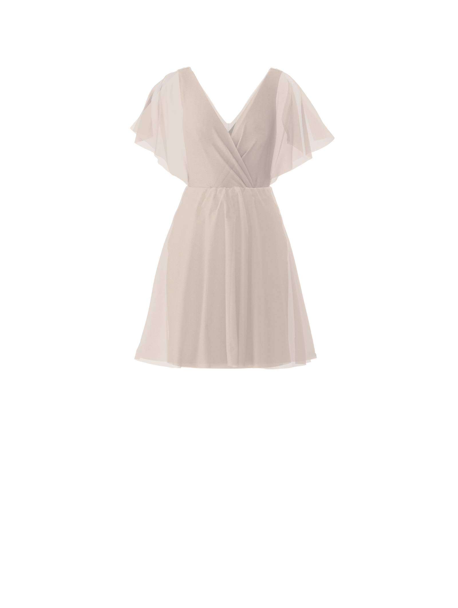 Elegant Ava Bodice & Carla Skirt Set in Fawn - Perfect for Weddings, Parties, and Special Occasions