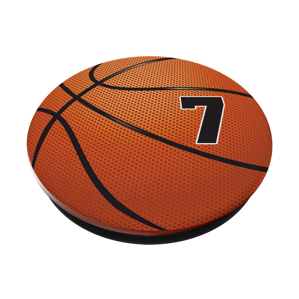#7 Basketball Jersey Fan Gift - Custom Pop Grips for Phone & Keys | Perfect for NBA Games, Fan Events & Sports Enthusiasts