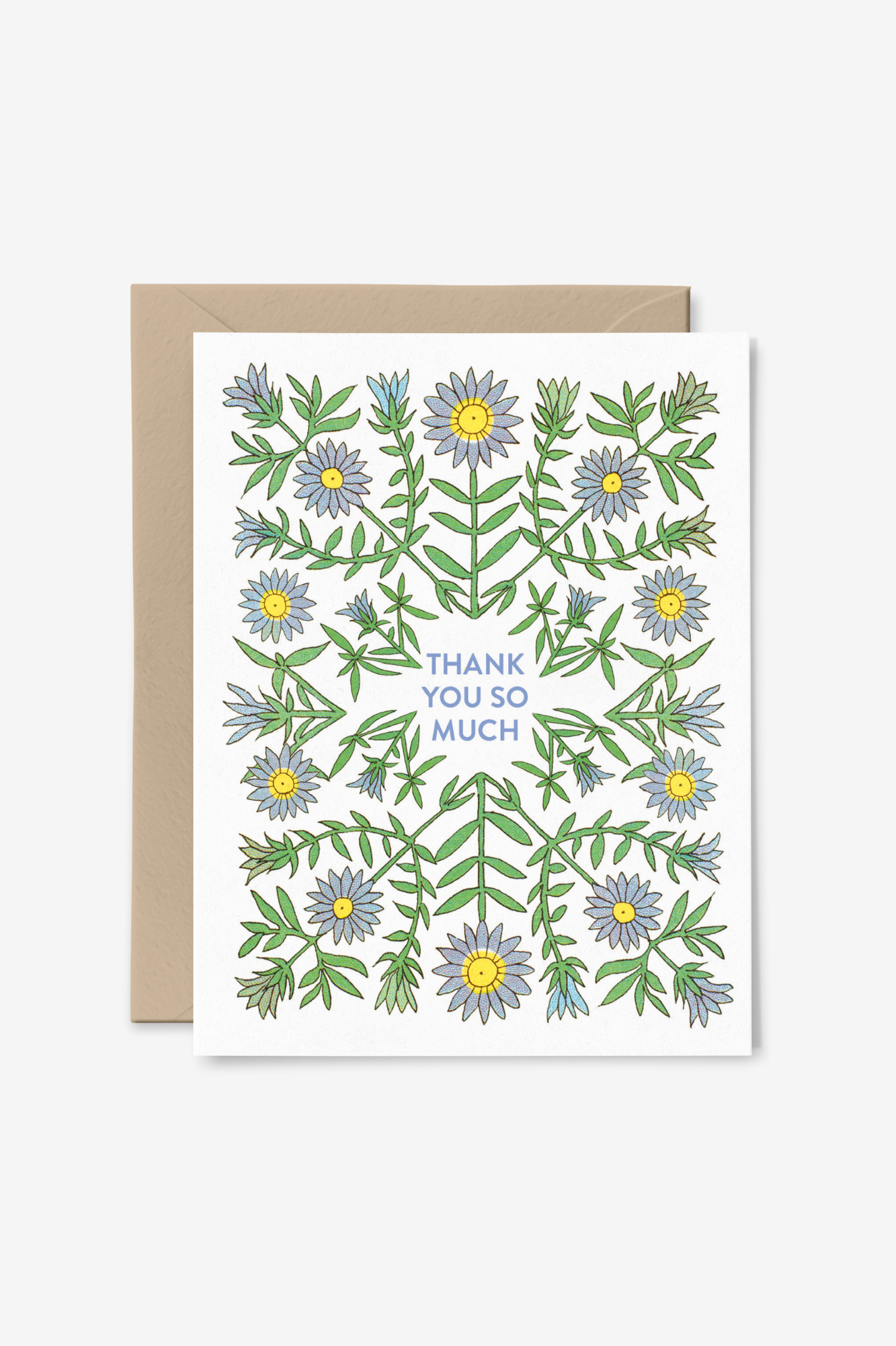 Beautiful Botanical Thank You Card - Elegant Floral Greeting Card for All Occasions | Perfect for Birthdays, Anniversaries, and Appreciation Gifts