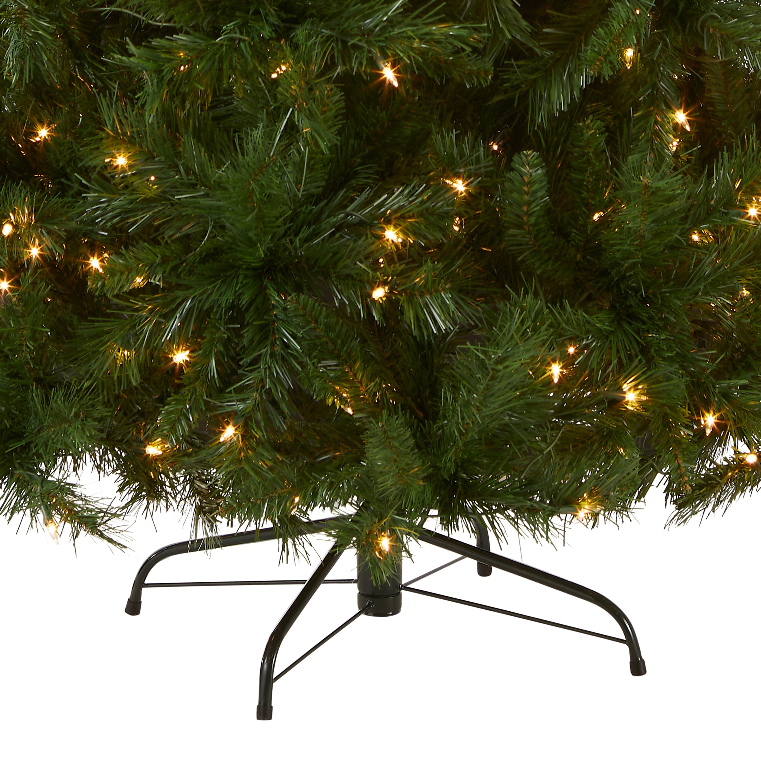 6.5 ft Pre-Lit Artificial Christmas Tree - Winchester Pine with Clear LED Lights for Holiday Home Decor & Party