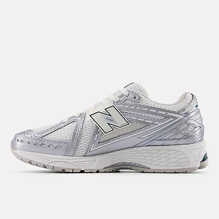 New Balance 1906R Running Shoes for Men & Women - White & Silver Retro Sneakers for Casual Wear, Gym, and Everyday Comfort