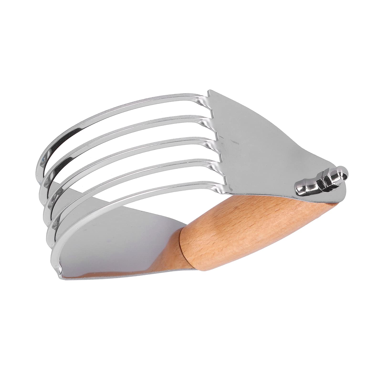 Professional Pastry Blender & Dough Cutter with Heavy Duty Stainless Steel Blades - Perfect for Baking Pies, Cookies & Pastry Dough - Ideal for Home Bakers & Professional Chefs