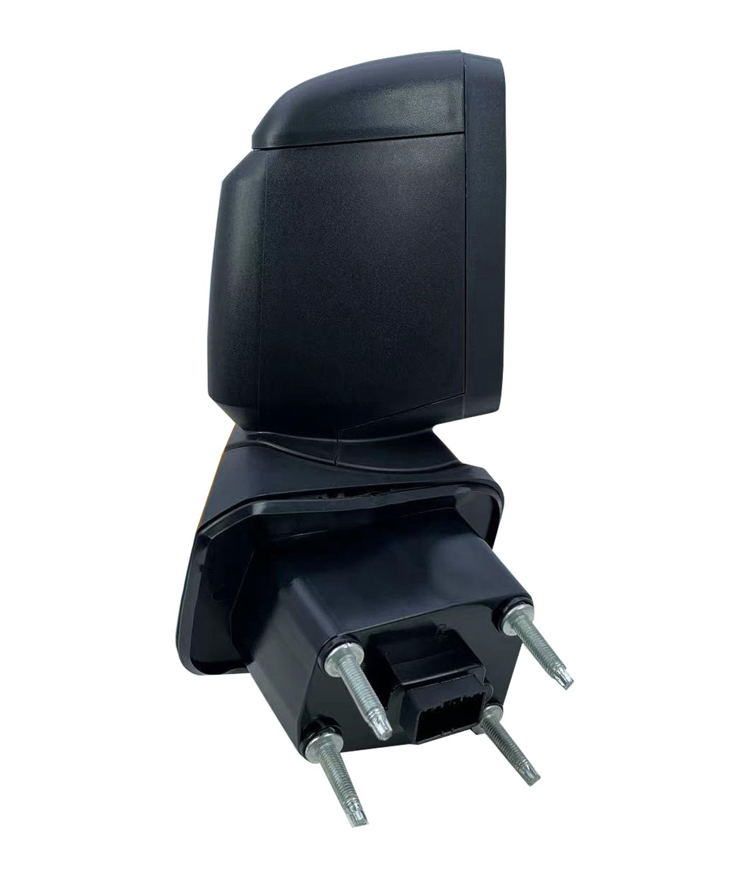 Chevrolet Silverado 1500 Passenger Side Mirror (2019-2024) - Textured Back Cover, Power Heated Glass, Manual Folding, Blind Spot & Temperature Indicator - Perfect for Winter Driving & Enhanced Safety