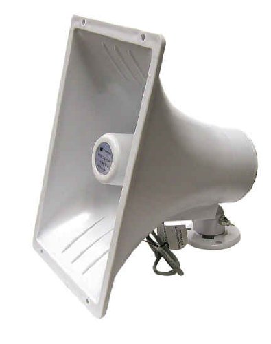 40W 8 Ohm HS12SBP Speaker Horn - High Power PA Loudspeaker for Outdoor Events, Concerts & Public Address Systems