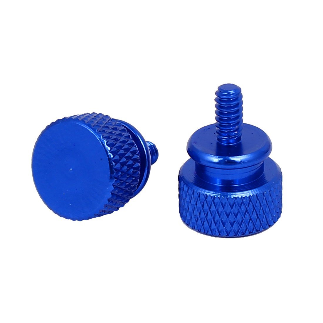 Royal Blue 6-32 Thumb Screws for PC Case - 10 Pack Fully Threaded Computer Screws | Perfect for PC Building, Repair & Hardware Upgrades