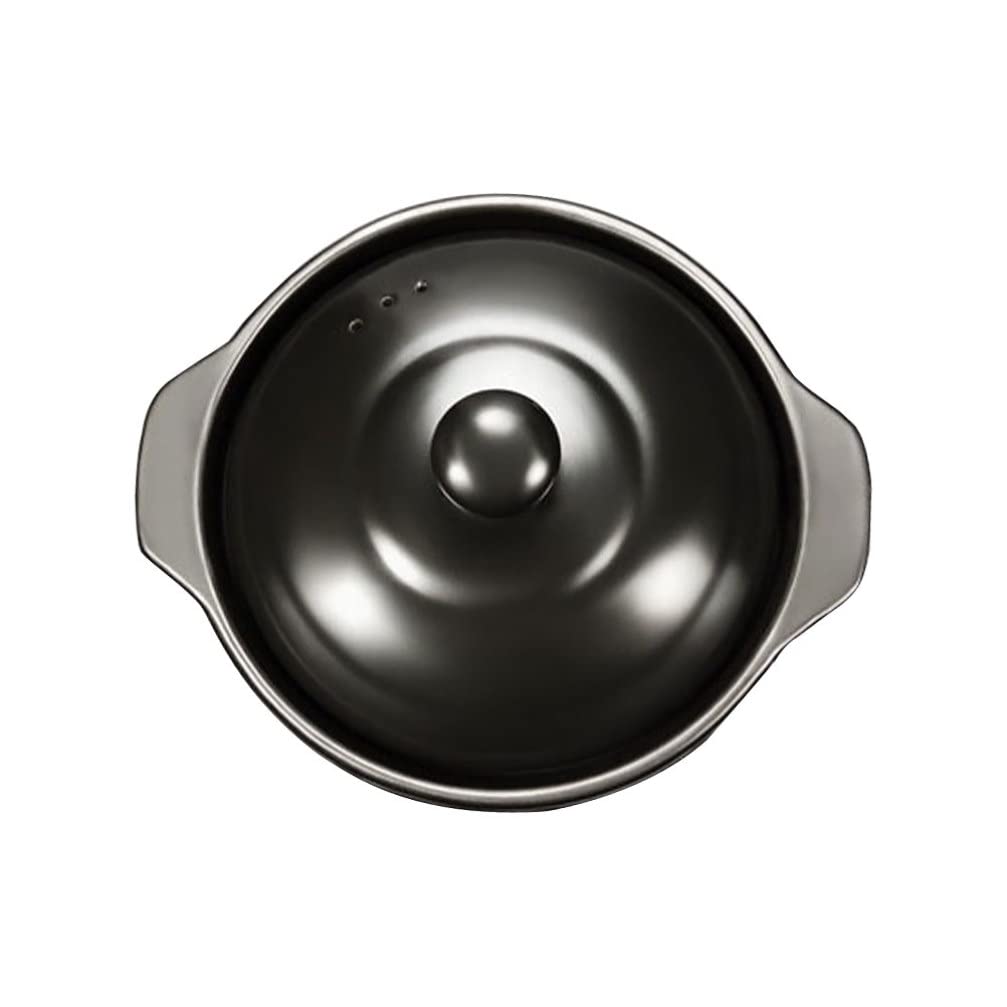 Premium Ceramic Stew Pot with Lid - 5QT Non-Stick Clay Casserole Dutch Oven for Soup, Stew & Korean Cooking | Durable Earthenware Cookware for Stovetop, Oven & Serving | Perfect for Family Meals & Entertaining