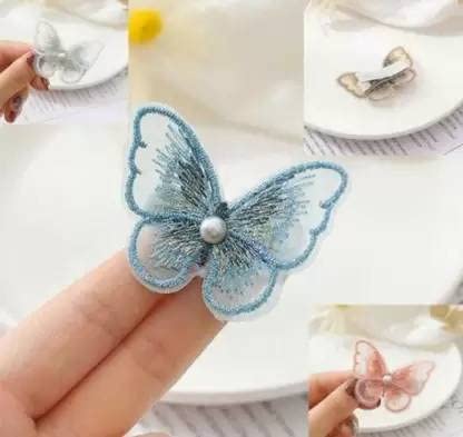 ALIBA COLLECTION 6-Piece Butterfly Hair Clips Set - Elegant Hair Accessories for Women & Girls - Perfect for Parties, Weddings & Everyday Styling