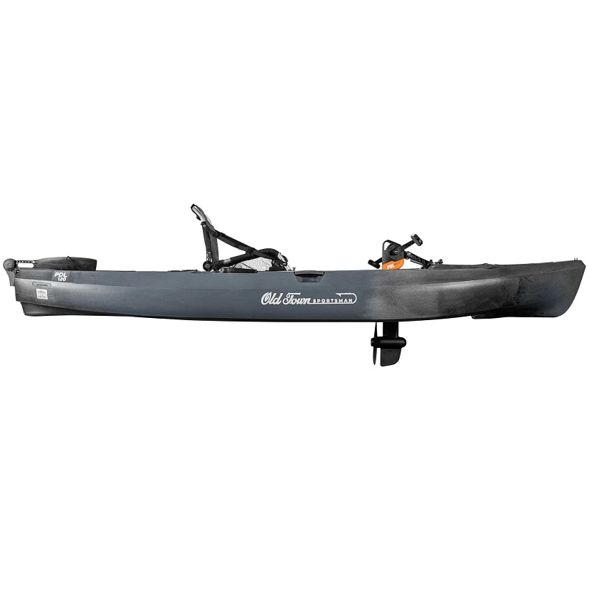 Old Town Sportsman PDL 120 Pedal Drive Fishing Kayak - Stable & Hands-Free Kayaking for Anglers - Perfect for Lakes, Rivers & Coastal Waters