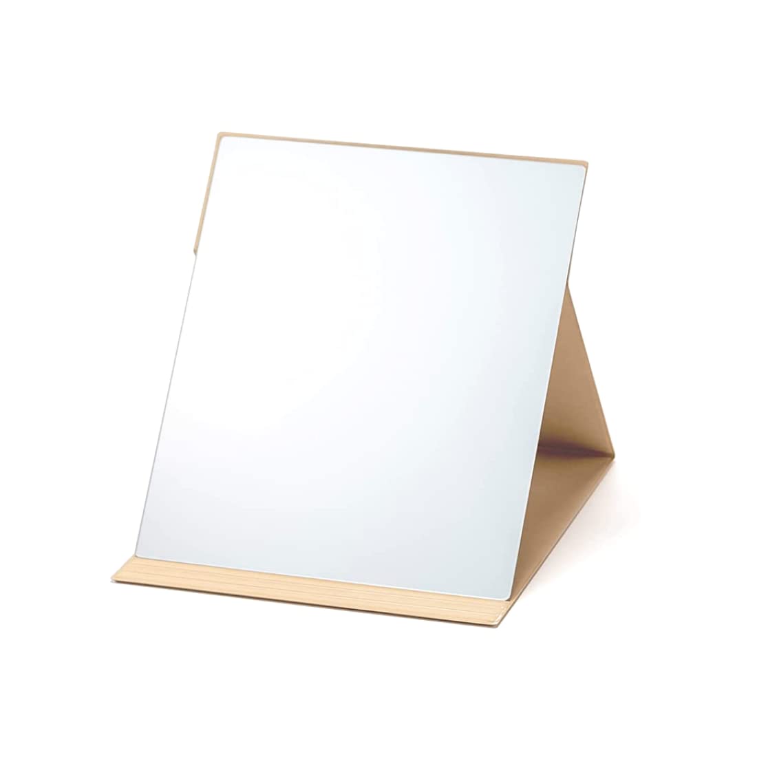 HORIUCHI Japanese Folding Mirror - Portable Tabletop Makeup Mirror with Stand | Perfect for Travel, Vanity, Dressing Room & Home Decor
