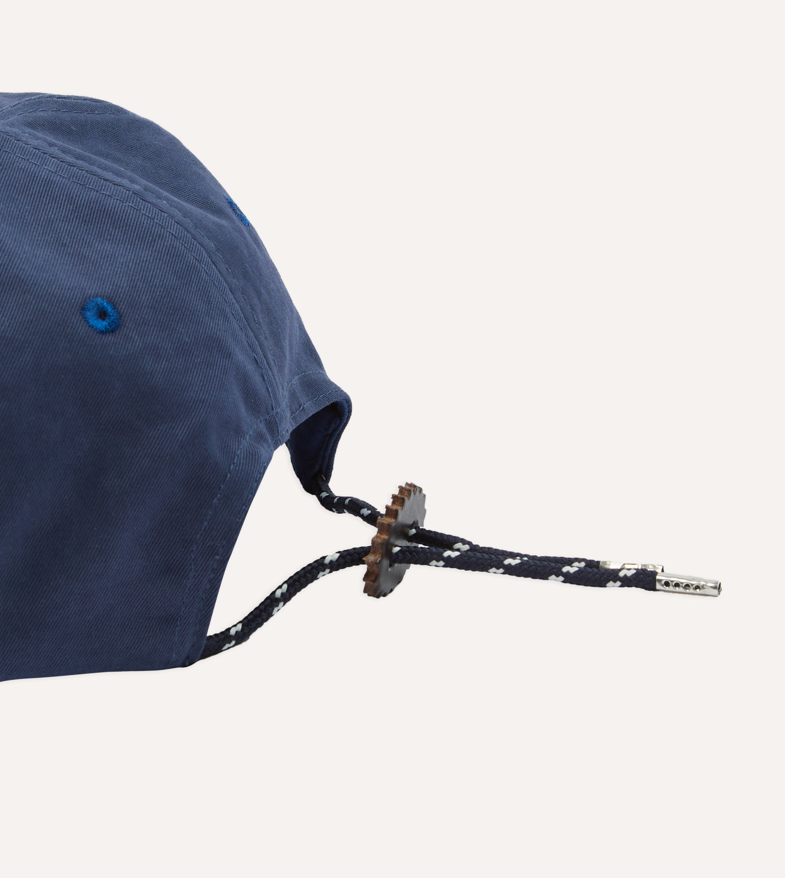 Premium Navy Blue Cotton Paracord Baseball Cap - Adjustable Outdoor Hat for Hiking, Camping & Survival Gear - Lightweight & Durable Men's & Women's Cap