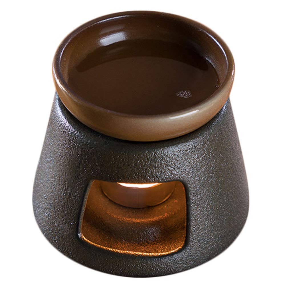 1pc Ceramic Tea Warmer & Teapot Heater Set - Retro Candle Stand for Tea Stove, Teaware Accessories | Perfect for Home, Office & Tea Ceremonies