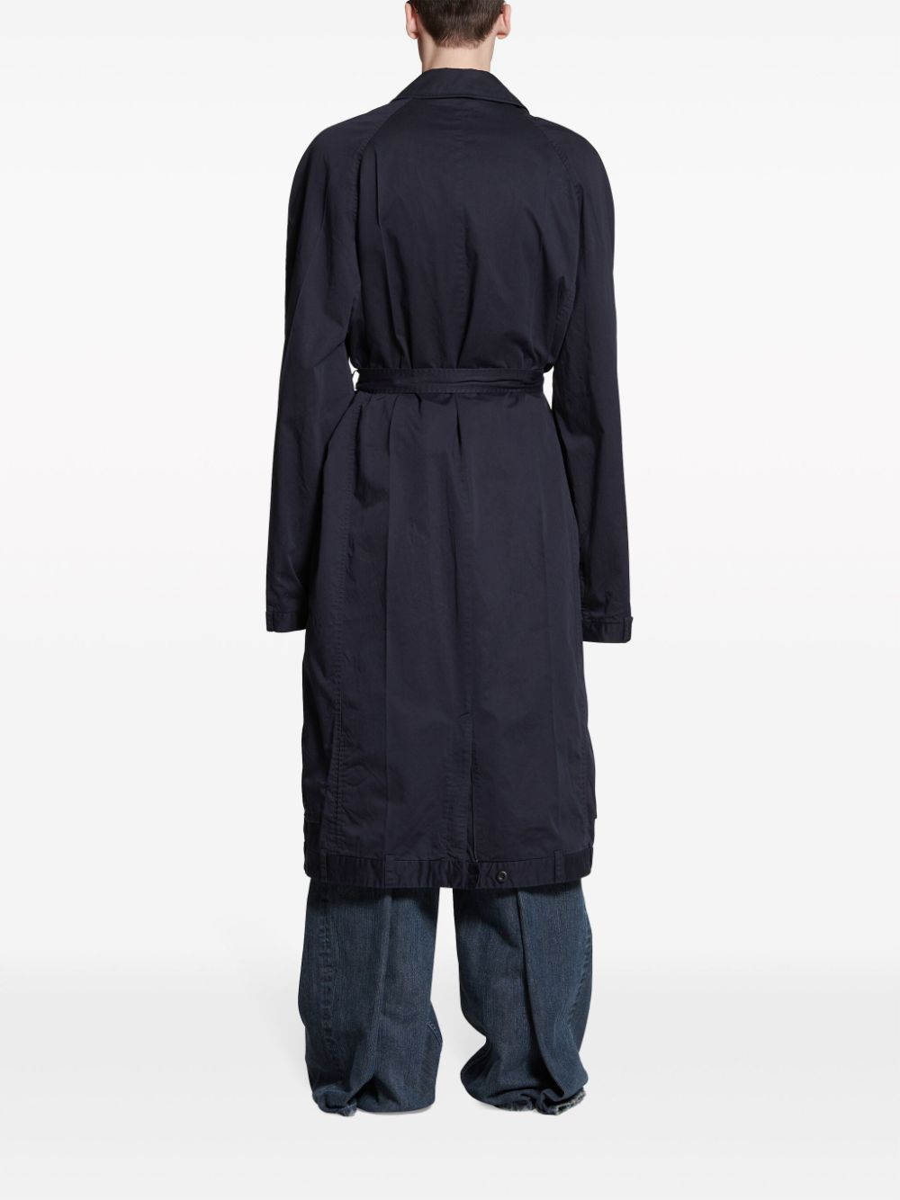 Balenciaga Blue Coat for Women & Men | Luxury Winter Jacket & Outerwear | Perfect for Casual Wear, Street Style & Cold Weather Fashion