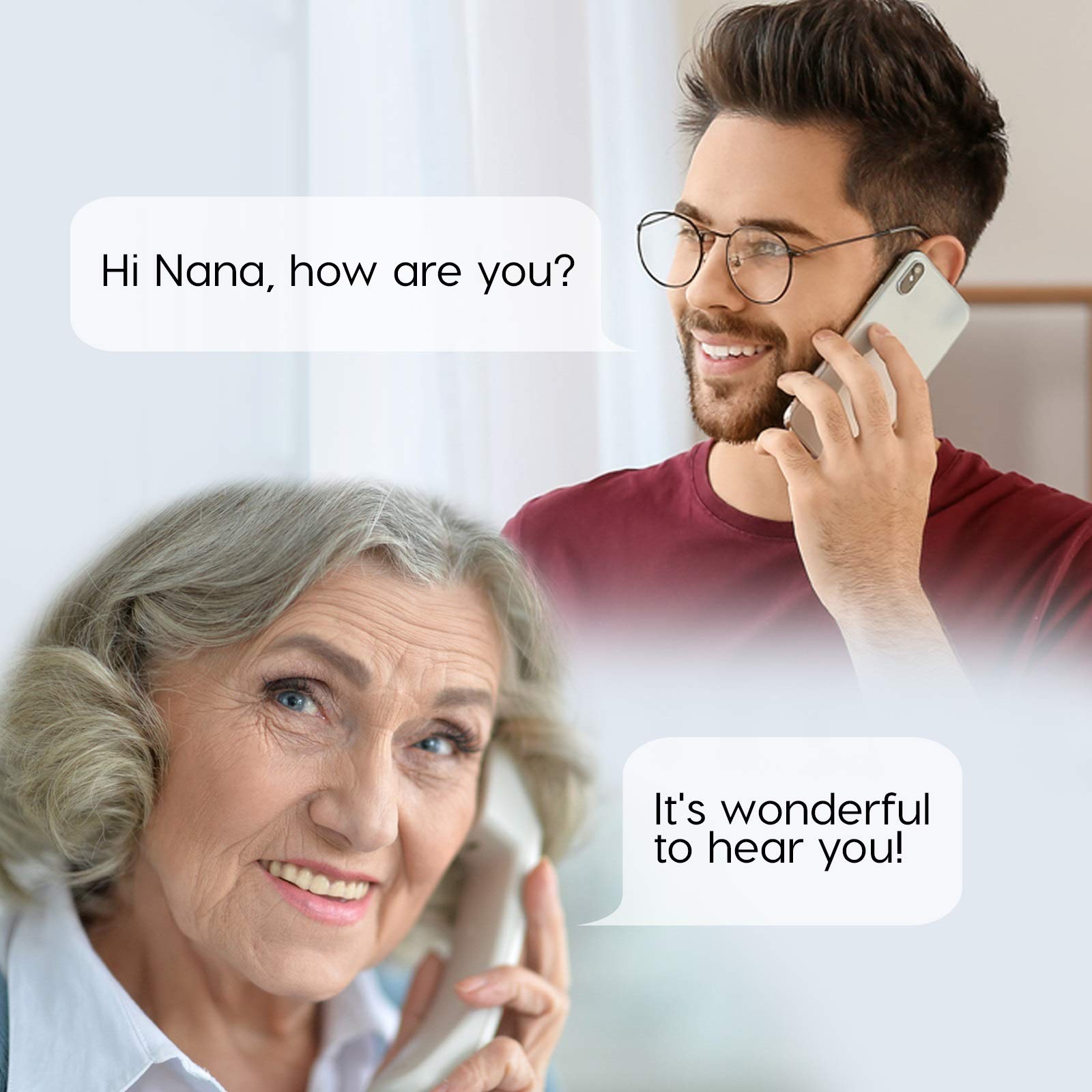 Geemarc Amplidect 295 Combi - Amplified Corded & Cordless Phone with Answering Machine, Large Buttons for Seniors & Hearing Impaired - Hearing Aid Compatible (UK Version) - Perfect for Home, Office & Elderly Care Facilities