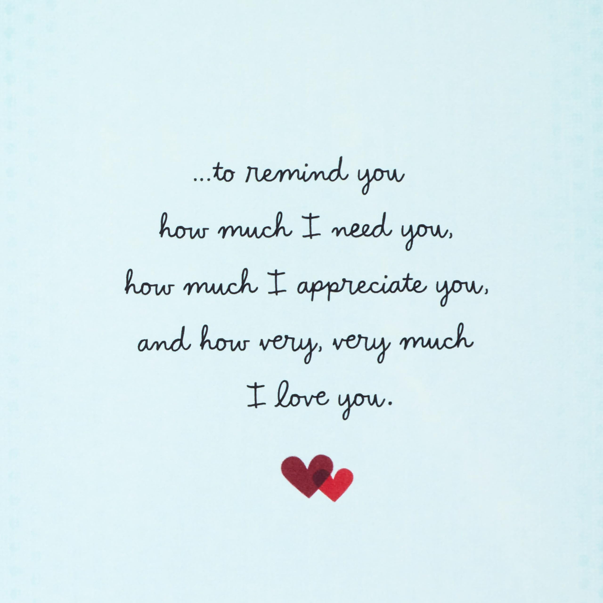 Hallmark Love Greeting Card with Heart in Envelope - Perfect for Mother's Day, Anniversary, Romantic Birthday, Valentine's Day & Everyday Love Expressions | Thoughtful Gift for Wife, Girlfriend & Loved Ones
