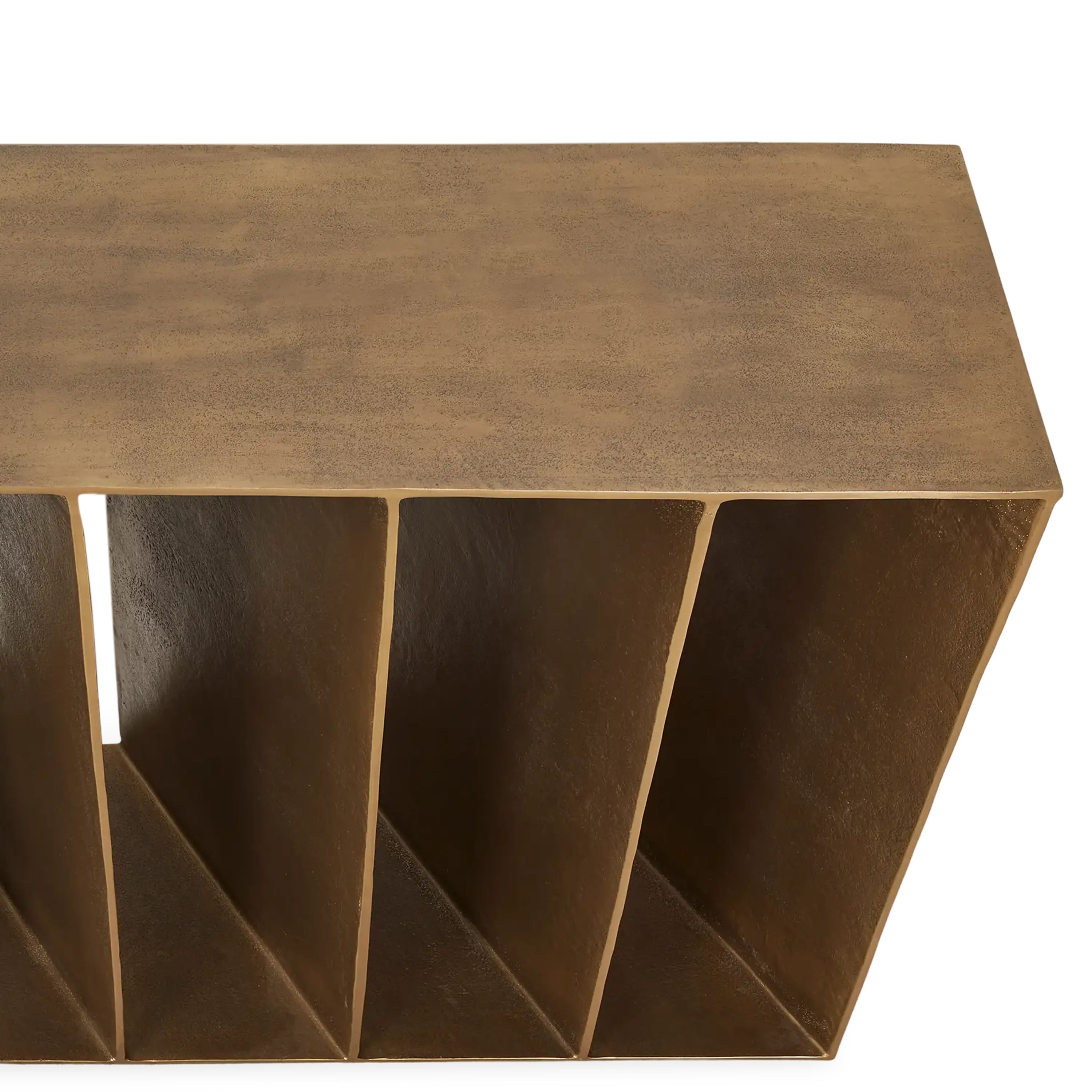 Modern Incline Console Table - Slim Entryway Sofa Table with Storage Shelf | Perfect for Hallway, Living Room & Small Spaces Decor