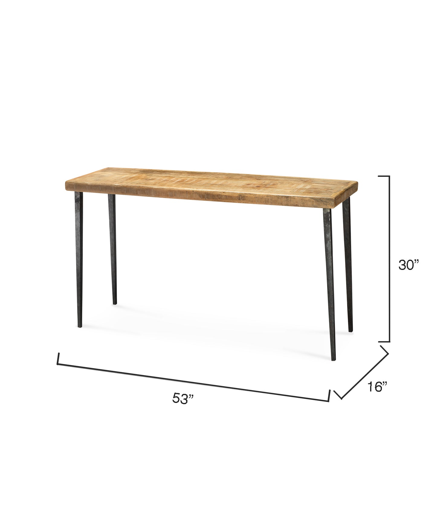 Rustic Farmhouse Console Table - Entryway Sofa Table with Storage Shelf | Perfect for Hallway, Living Room & Home Decor