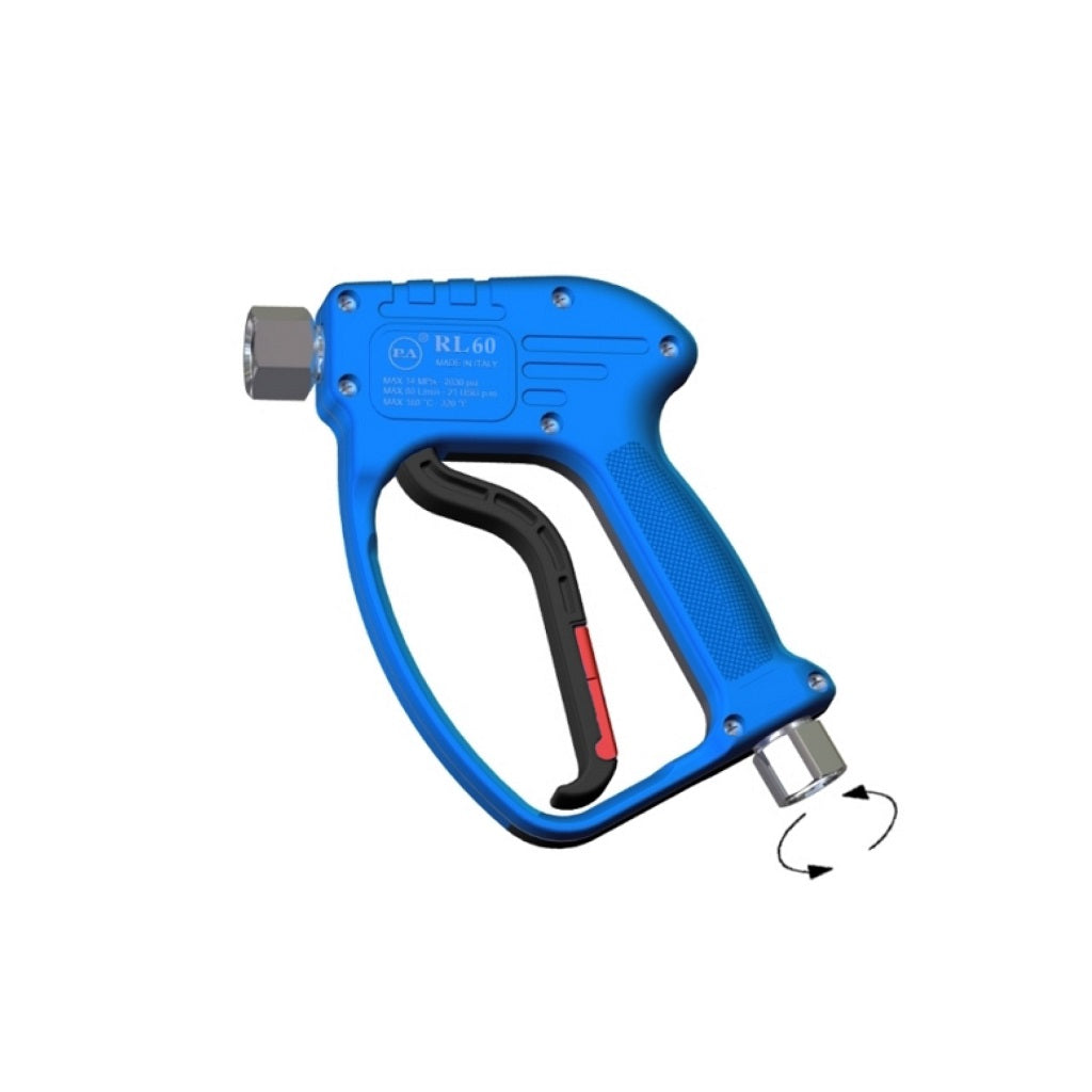 PA RL60 Stainless Steel Foam Gun - 16 GPM, 950 PSI High Pressure Foam Cannon for Car Washing, Detailing & Cleaning - Perfect for Auto Shops, Home Use & Professional Cleaning