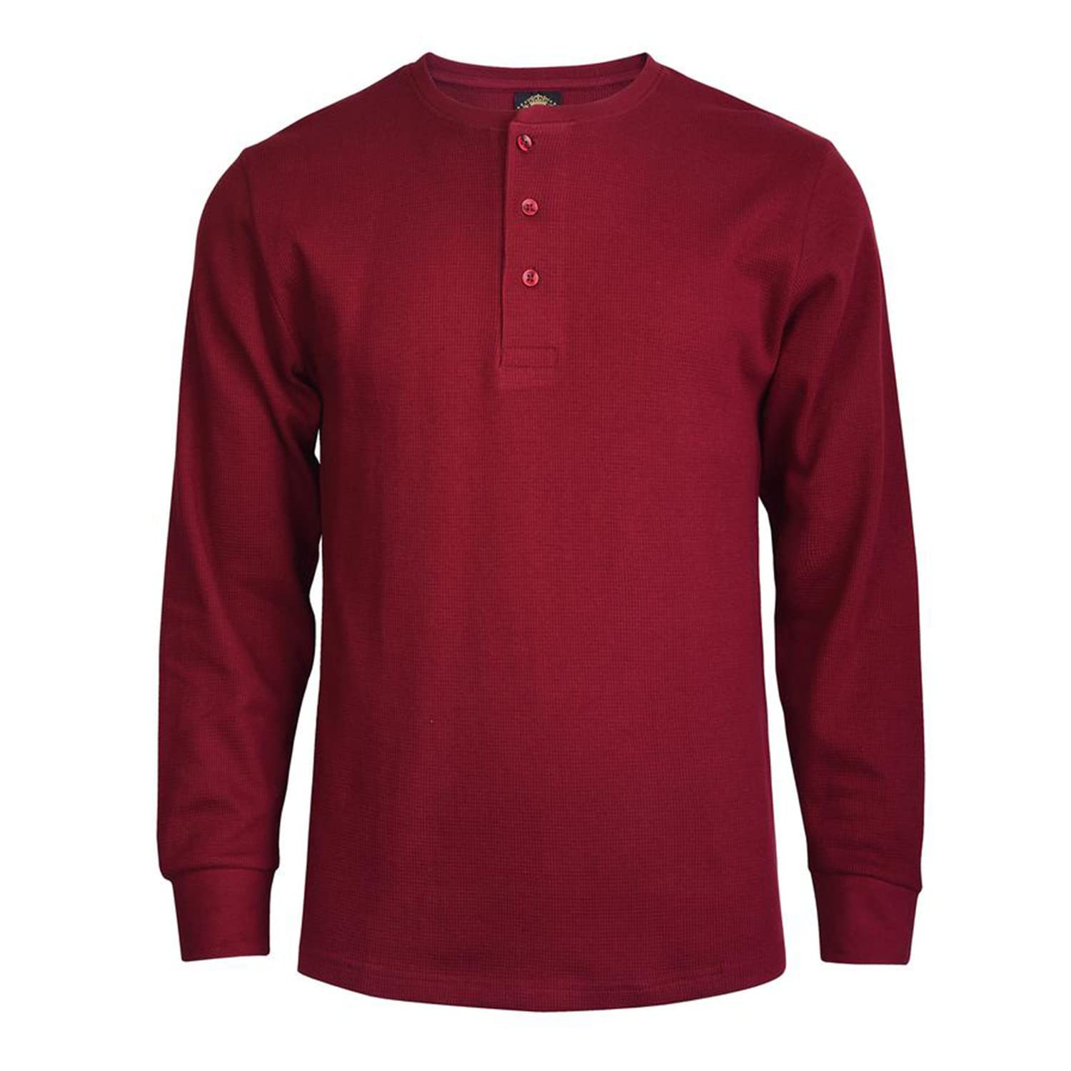 Men's Thermal Henley Shirt Long Sleeve Waffle Knit Top - Warm Winter Base Layer for Outdoor Activities & Casual Wear