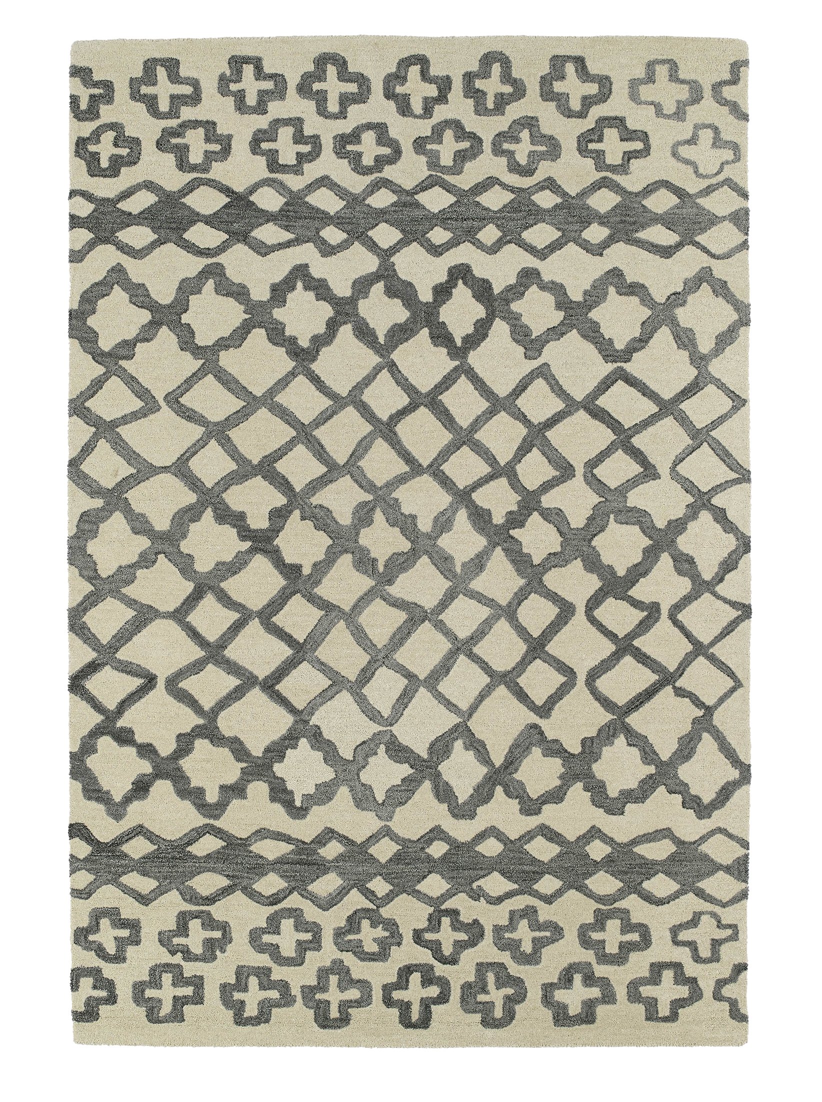 Kaleen Rugs Casablanca Grey 3' x 10' Runner - Perfect for Hallways, Entryways & Narrow Spaces