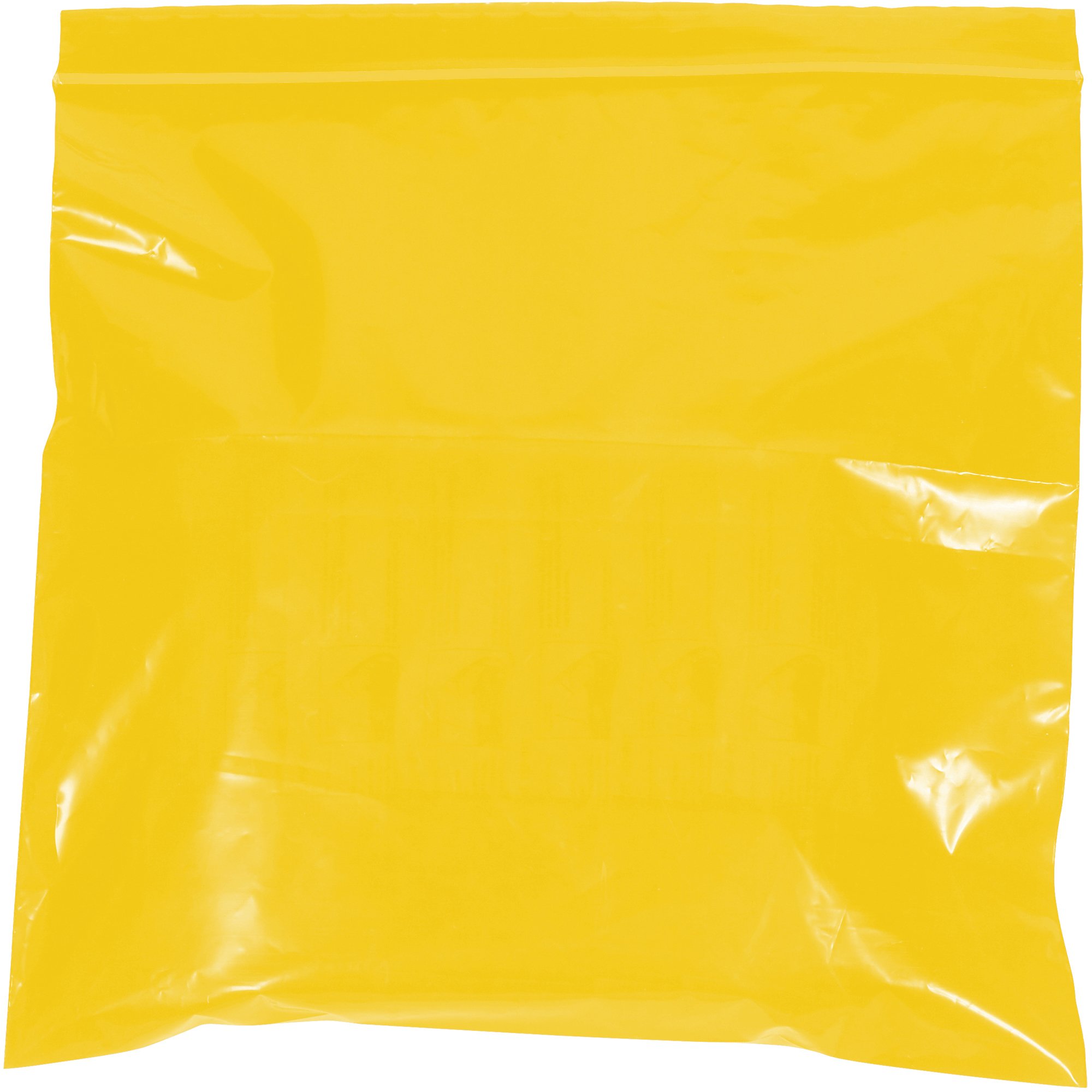 BFPB3635Y Reclosable 2 Mil Poly Bags 8x10 Inches - Yellow Pack of 1000 | Durable Storage Bags for Retail, Shipping & Organizing Small Parts