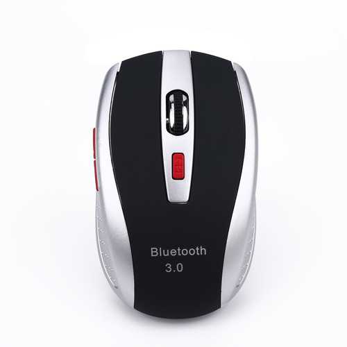 2400DPI Adjustable 6-Button Wireless Bluetooth 3.0 Smart Gaming Mouse for Laptop - Perfect for PC Gaming, Office Work & Travel
