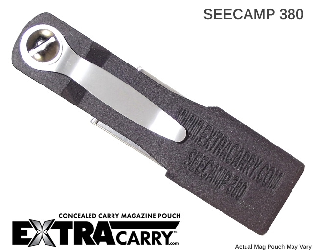Seecamp 380 6 Round Magazine Pouch - Concealed Carry Holster for LWS 32/380 Pistols | Compact & Durable Ammo Holder for Range, Hunting & Self-Defense