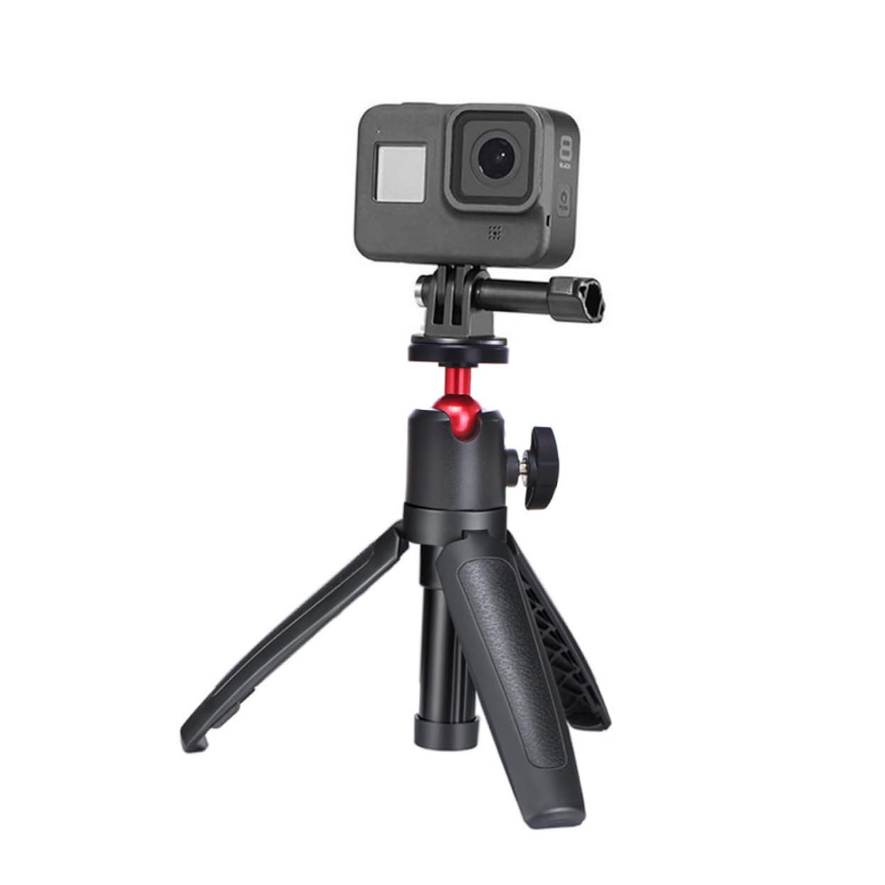 Jojofuny 3-Pack PTZ Outdoor Aluminum Alloy Extendable Sports Camera Desktop Monopods - Adjustable Phone Tripod Holder & Bracket for Cell Phone, PC, Mini Camera - Perfect for Vlogging, Live Streaming & Outdoor Photography