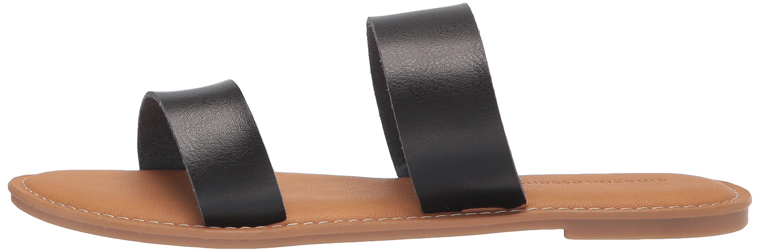 Amazon Essentials Women's Two Band Comfortable Slide Sandals - Casual Summer Beach Shoes for Walking, Travel & Outdoor Activities