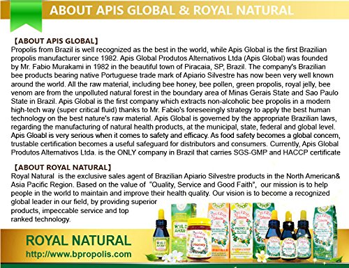3 Bottles of Apiario Silvestre Bee Pollen & Brazil Green Bee Propolis Liquid - Natural Glycolic Extract, Alcohol-Free, Wax-Free, Sugar-Free Supplement for Immune Support & Wellness - Perfect for Daily Health Routine & Natural Energy Boost