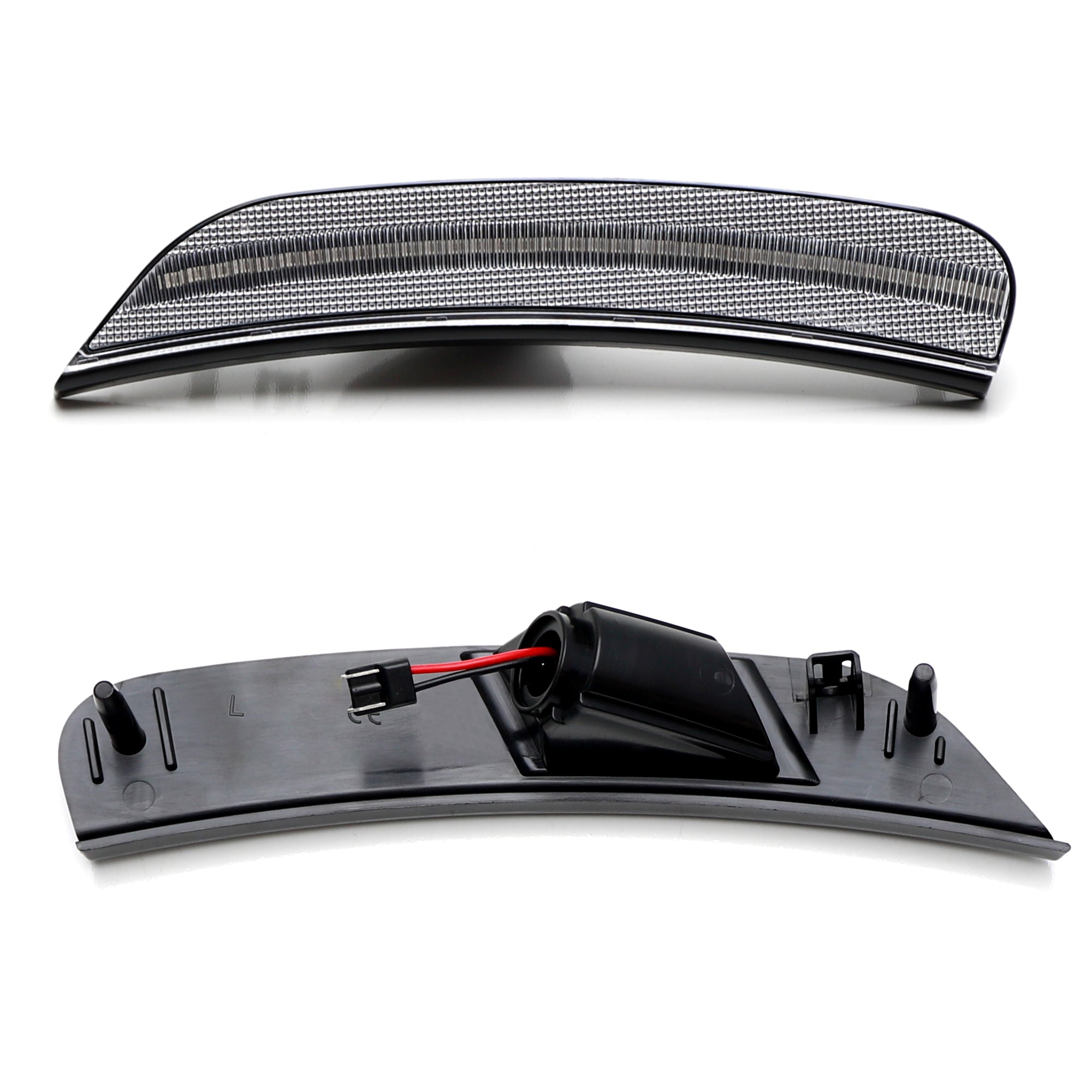 Amber/Red LED Side Marker Lights for Chrysler Pacifica - Clear Lens, Waterproof, Easy Installation - Enhance Visibility & Safety for Night Driving & Off-Road Adventures
