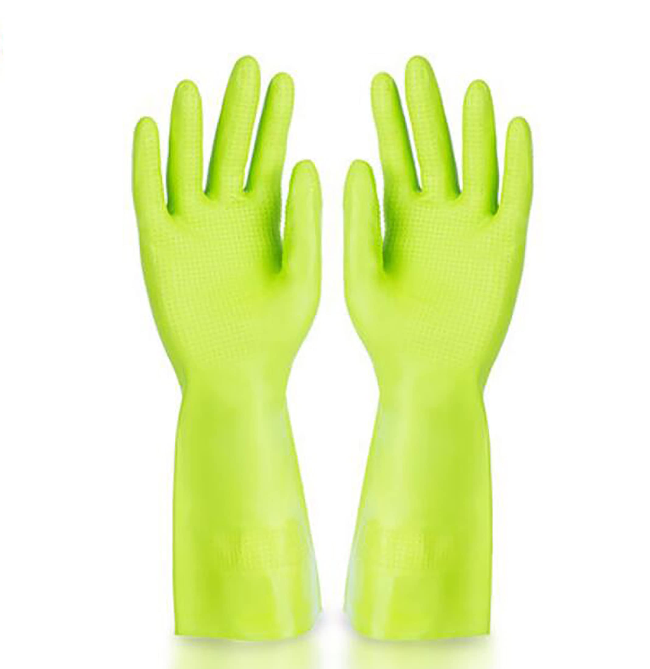 Reusable Dishwashing Cleaning Gloves - Durable Rubber Gloves for Washing Dishes, Kitchen Cleaning & Household Chores - Perfect for Dishwashing, Scrubbing Pots & General House Cleaning