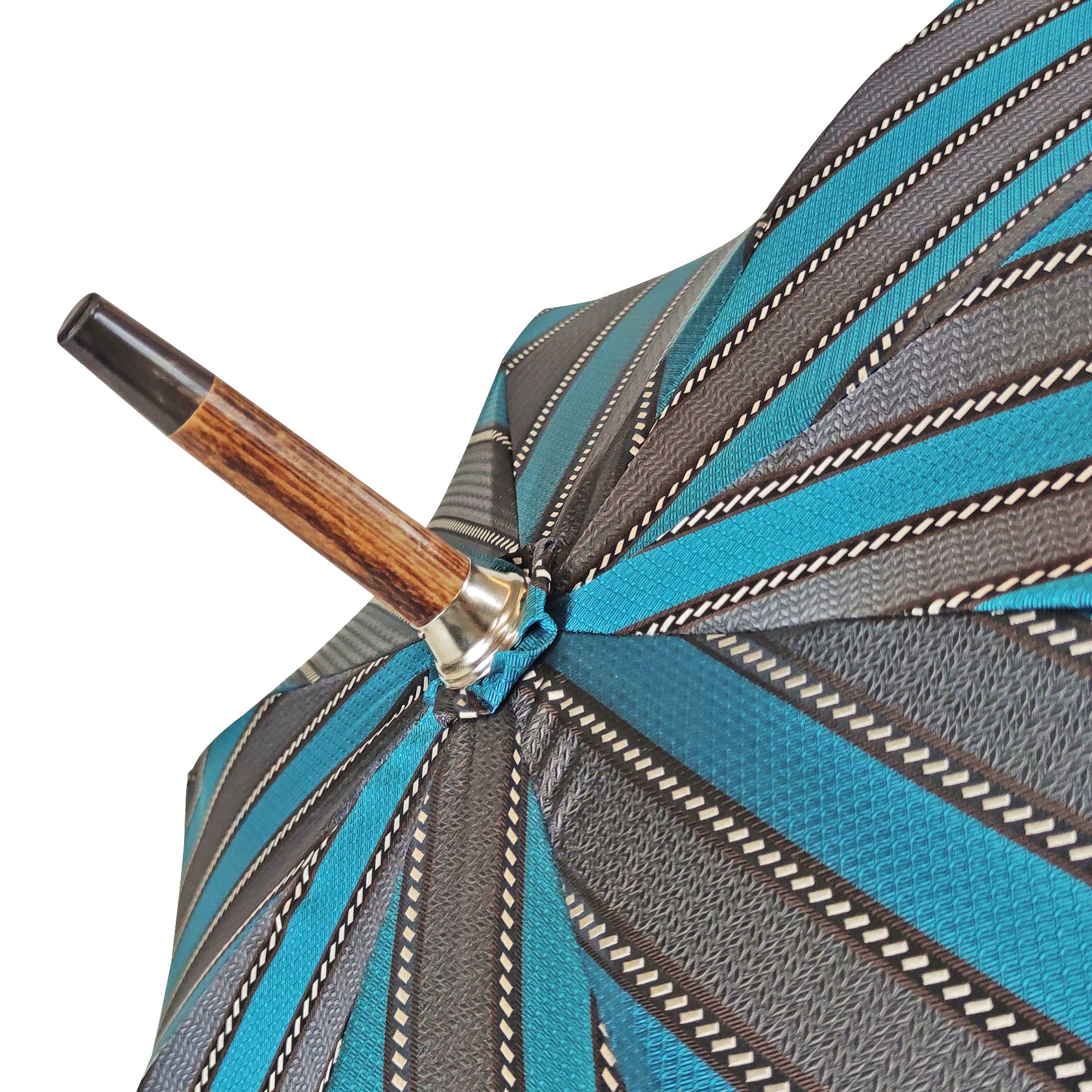 Premium Windproof Umbrella with Genuine Ostrich Leather Handle - Stylish & Durable Rain Protection for Men & Women | Perfect for Business, Travel & Outdoor Events