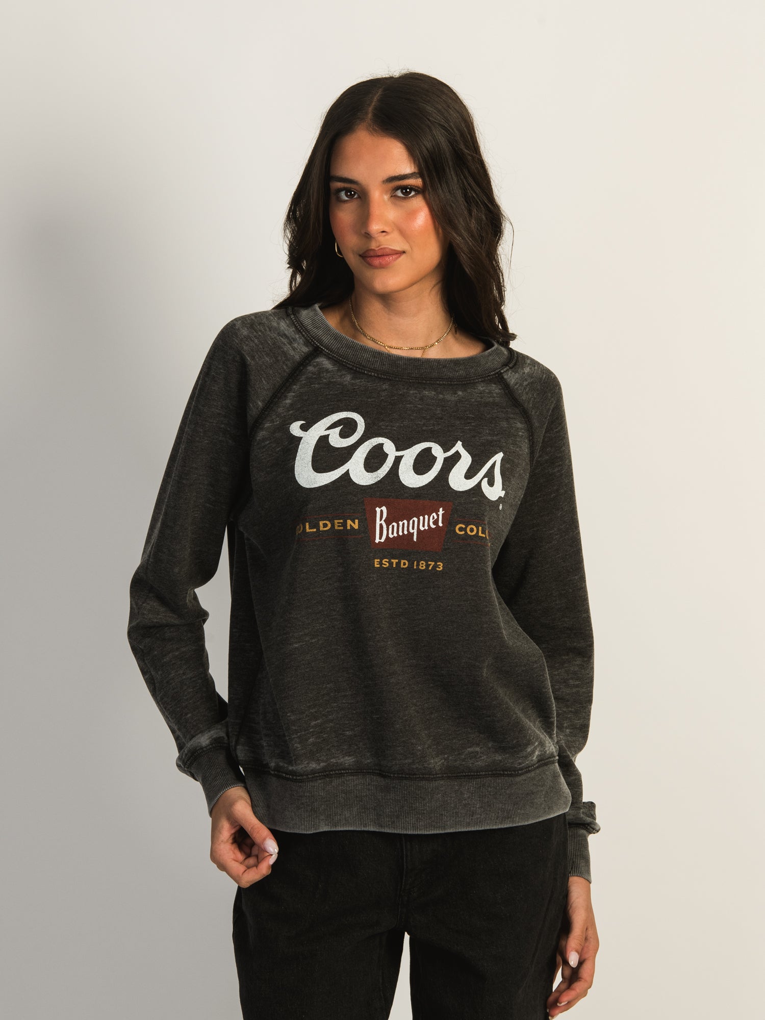 Coors Light Beer Graphic Crewneck Sweatshirt - Men's Casual Pullover Hoodie for Sports & Outdoor Activities
