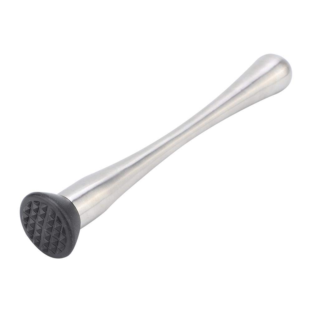 Premium Stainless Steel Ice Muddler & Cocktail Pestle - Durable Bar Tool for Mixing Drinks, Dishwasher Safe - Perfect for Home Bars, Restaurants & Craft Cocktails (Ideal for Mojitos, Old Fashioned & Mint Juleps)