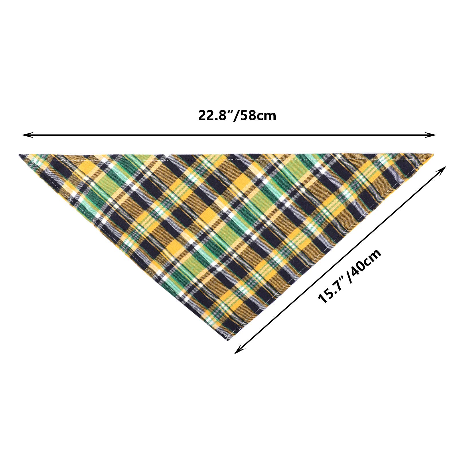 30 PCS Segarty Adjustable Dog Bandanas for Small Medium Large Dogs - Plaid Triangle Pet Scarves, Washable Dog Kerchiefs & Bibs for Puppies, Boys & Girls | Perfect for Fall Fashion, Outdoor Adventures & Pet Photo Shoots