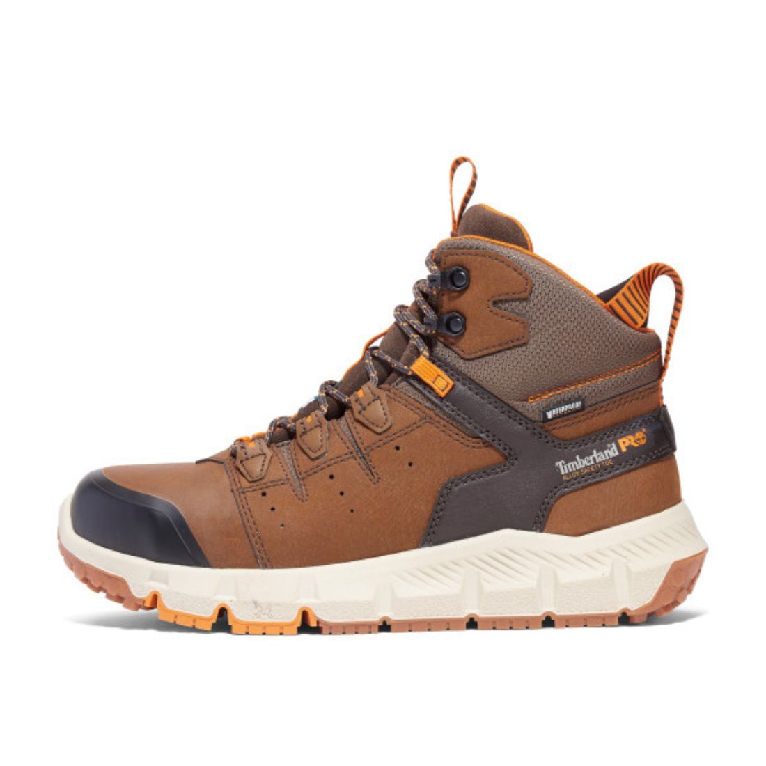 Timberland PRO Tempe Men's Waterproof 6-Inch Alloy Toe Work Boots - Brown TB0A63XBEPB | Durable Safety Shoes for Construction, Landscaping & Outdoor Work